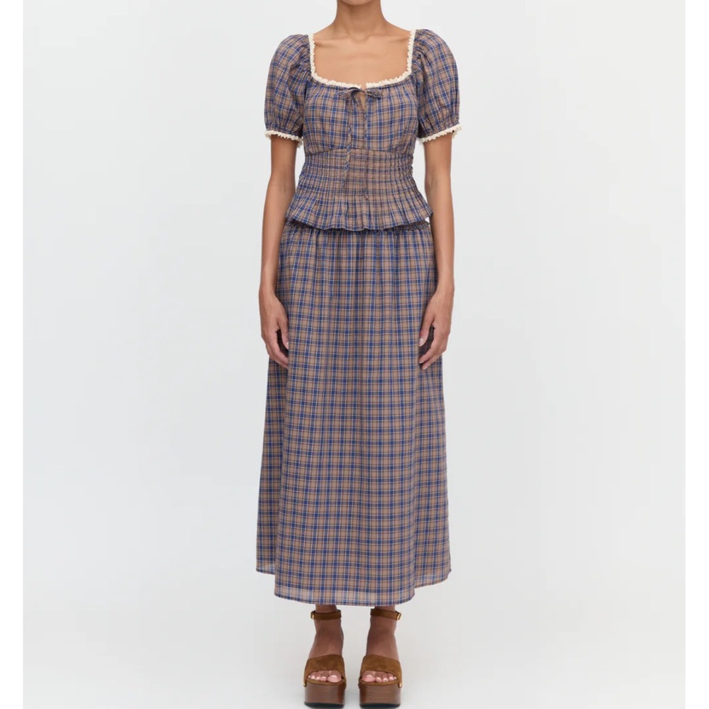Hill House Brown Spencer Plaid Set
